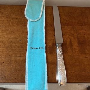 Audubon luncheon knife. Sterling silver.